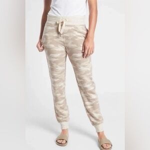 Athleta Beige Camo Joggers